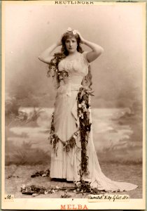 Nellie Melba, rollporträtt - SMV - H6 037