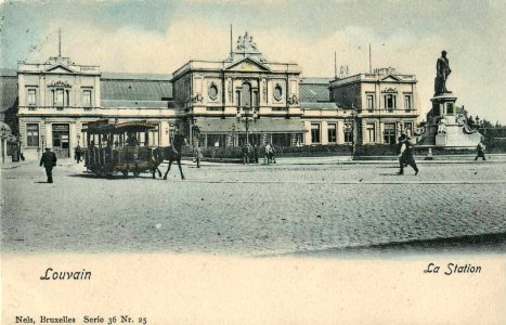 NELS série 36 Nr 25 - LOUVAIN - La Station