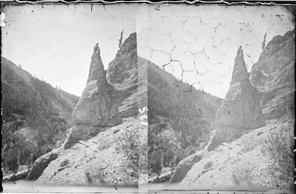 Needle, in Bridger Canyon. Near Fort Ellis. Gallatin County, Montana. - NARA - 517469