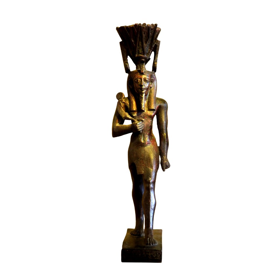 Nefertum statuette with tiara-N 5055-IMG 2174-white