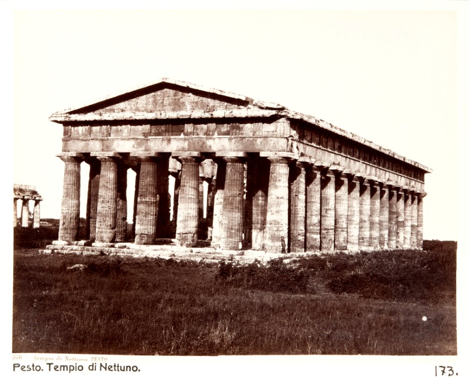 Neptuns tempel, Pesto - Hallwylska museet - 107439