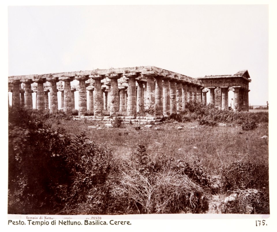 Neptuns tempel, Pesto - Hallwylska museet - 107441