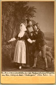 Nerkingarne, Södra teatern 1871. Rollporträtt - SMV - H2 141