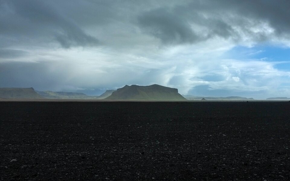 Highland horizon landscape