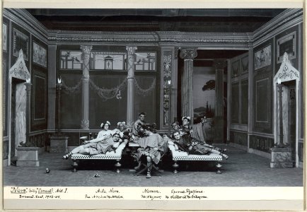 Nero, Dramatiska teatern 1904. Föreställningsbild - SMV - H15 014