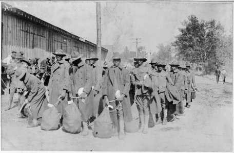 Negro recruits at Camp Gordon, Georgia. - NARA - 533593 photo