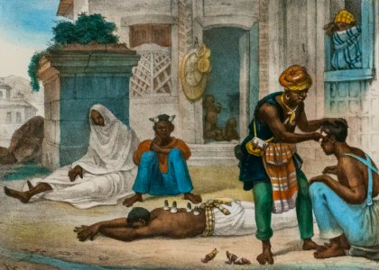 Negro surgeons by Debret 1935