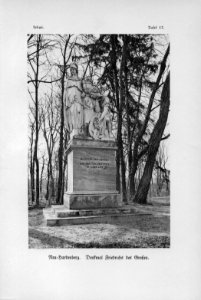 Neu-Hardenberg Denkmal Friedrichs des Großen Lebus Tafel 17
