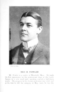 Ned H. Fowler, stage actor