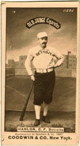 Ned Hanlon, Detroit Wolverines, baseball card portrait LCCN2007686521