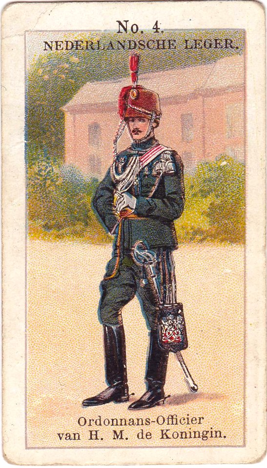 Nederlandsche leger No. 4. Ordonnans-Officier van H.M. de Koningin.