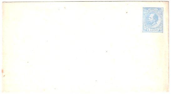 Netherlands 1876 5c envelope unused G1