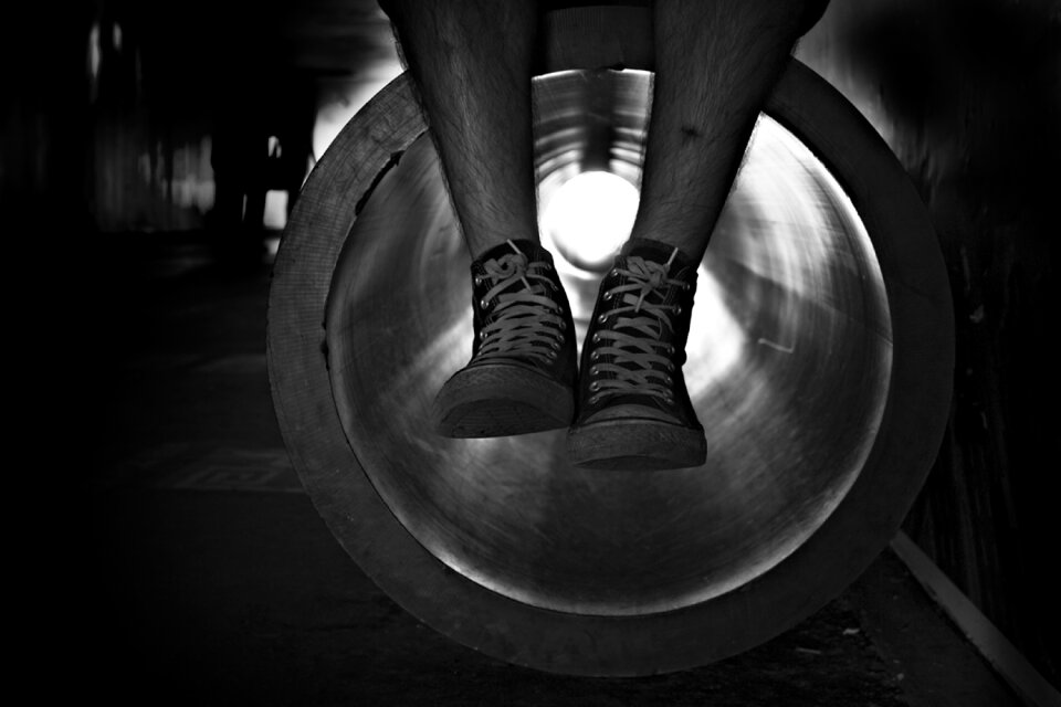 Black white contrast background