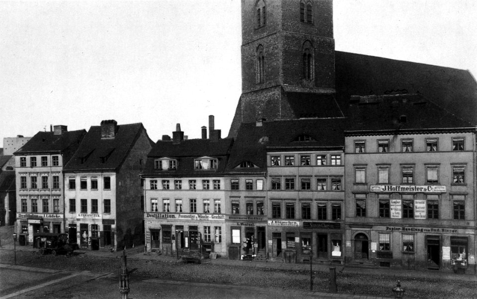 Neuer Markt, Berlin 1880