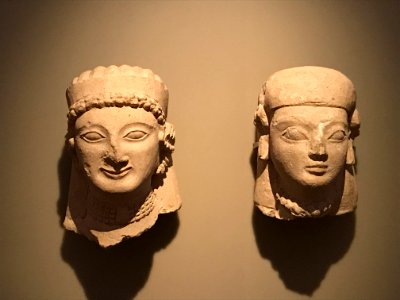 Neues Museum - Two Heads - Cyprus - 5-4th century BC