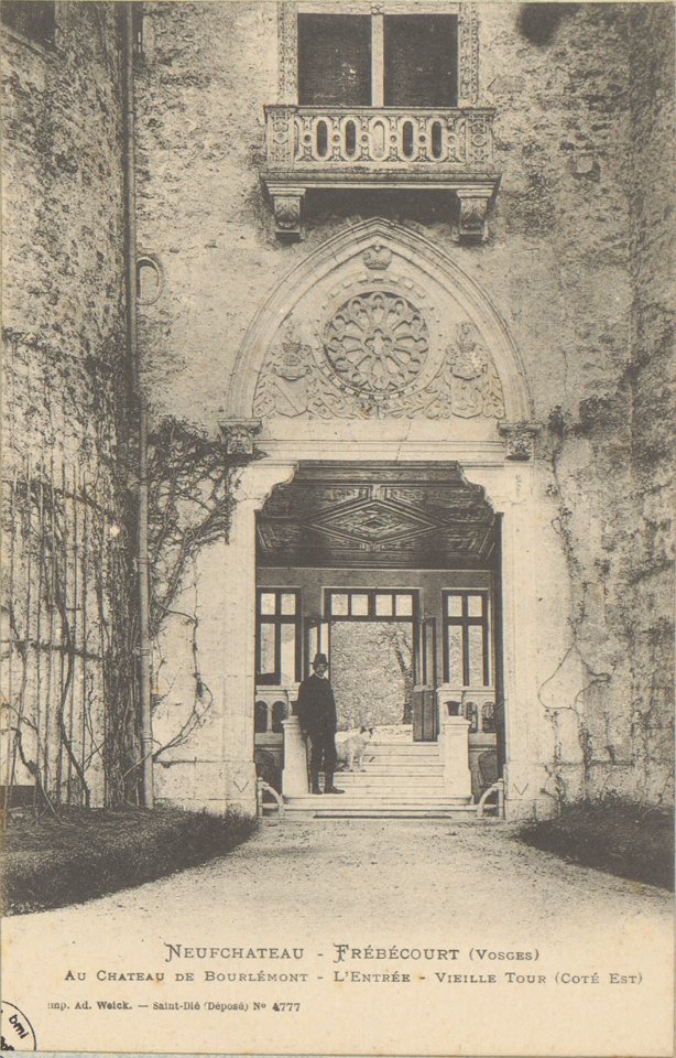 NeufChâteau - Frébécourt (Vosges), Au Château de Bourlémont, L'Entrée, Vieille tour côté Est CP 2138 PsurR