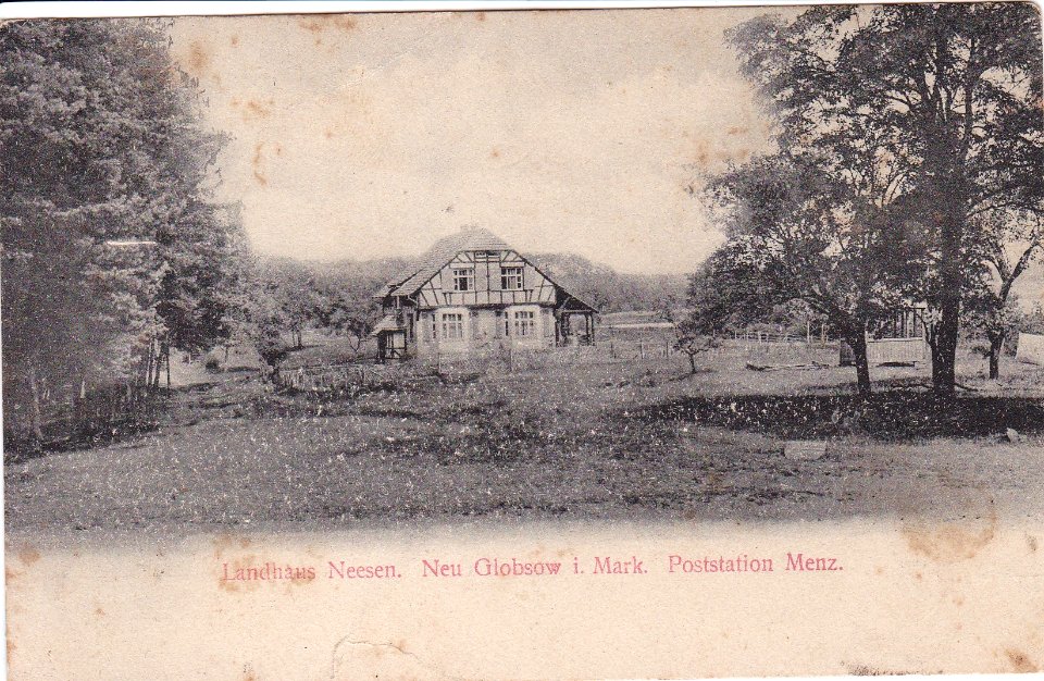Neuglobsow Postkarte 1900