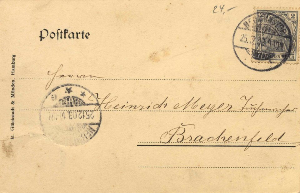 Neumünster, Schleswig-Holstein - Großflecken (back) (Zeno Ansichtskarten)