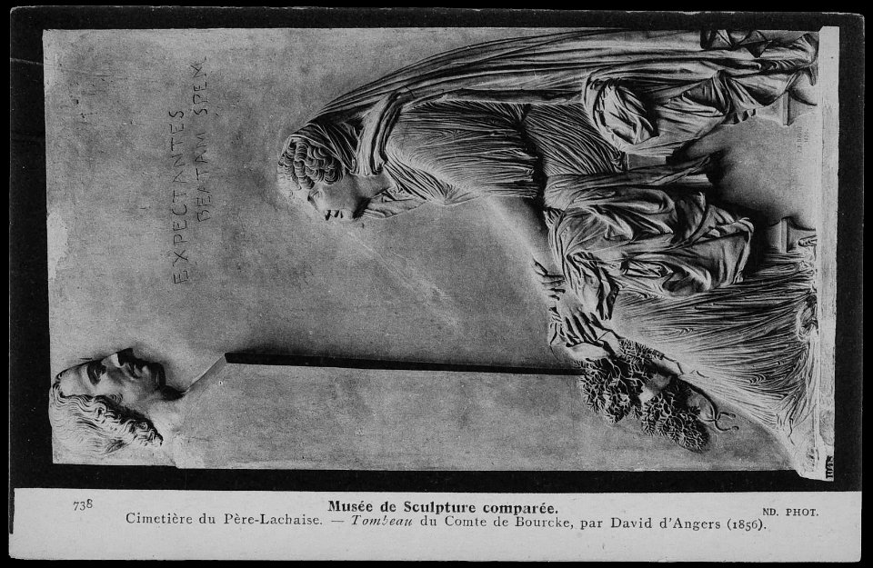 Neurdein - Grave of Edmond de Bourke