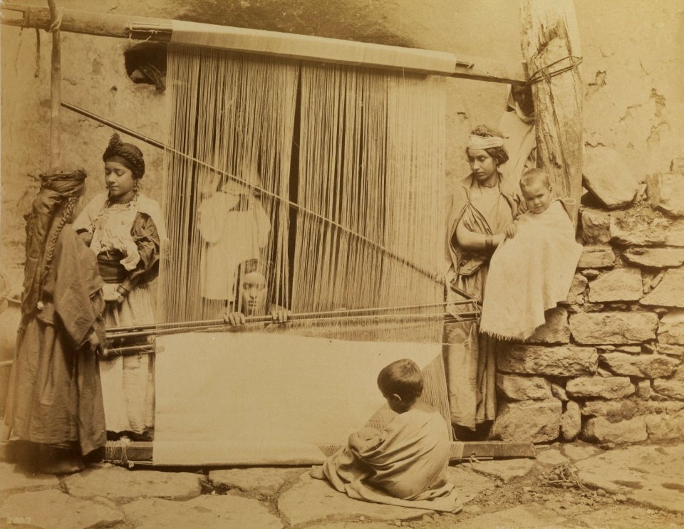 Neurdein Métier à tisser Kabyle c1860