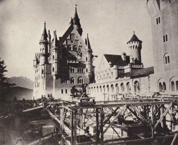 Neuschwanstein - Blick in den oberen Schlosshof