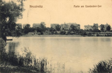 Neustrelitz, Mecklenburg-Vorpommern - Glambeckersee (Zeno Ansichtskarten)