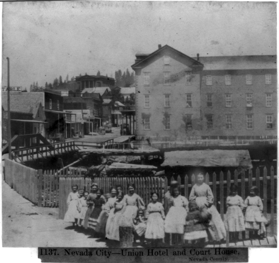 Nevada City - Union Hotel and Court House, Nev. County LCCN2002721064
