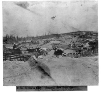 Nevada City-General view from the Wash. Rd., Nevada County. LCCN2002721311
