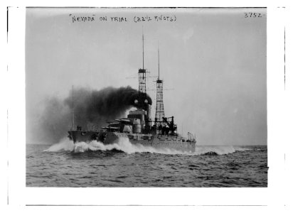 NEVADA on trial run (22 1-2 knots) LCCN2014700981