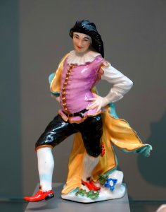 Mezzetin, Johann Joachim Kaendler, Meissen Porcelain Factory, c. 1739, hard-paste porcelain - Wadsworth Atheneum - Hartford, CT - DSC05311 photo