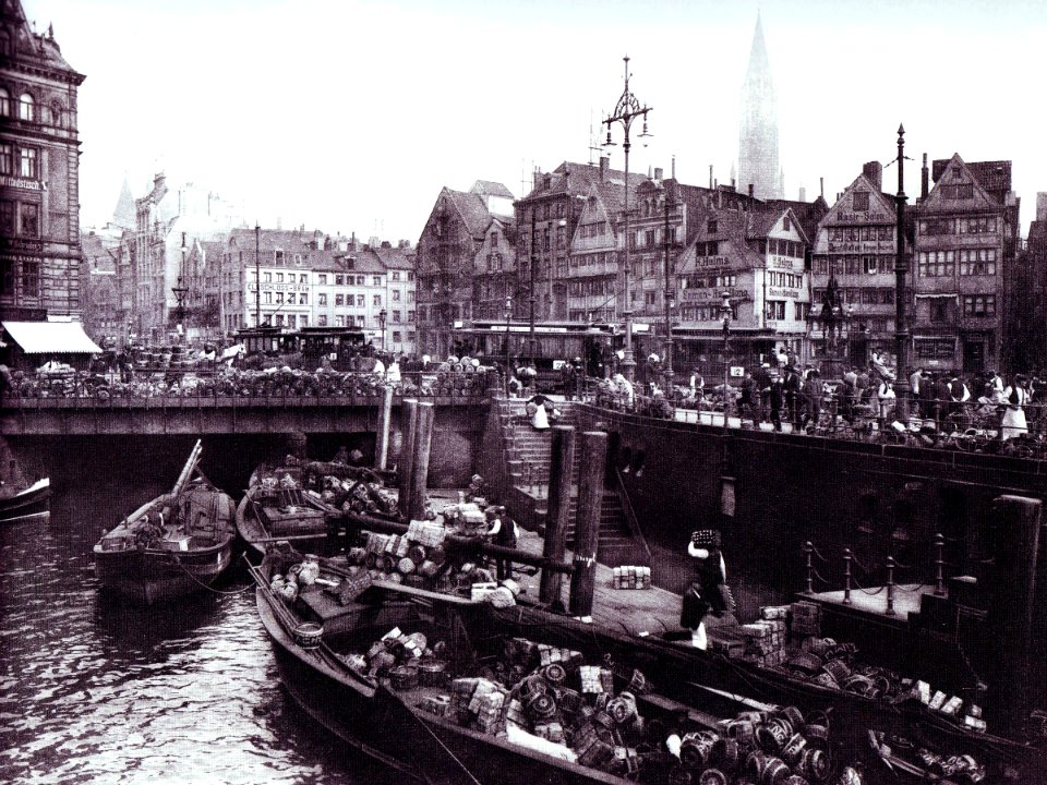 Meßberg Hamburg um 1900