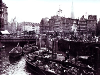 Meßberg Hamburg um 1900
