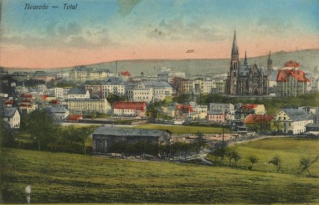 Neurode, Schlesien - Stadtansicht (Zeno Ansichtskarten)