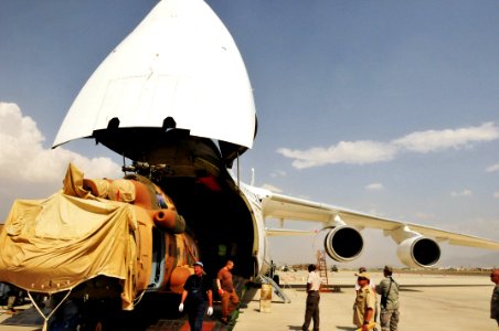 New Afghan Mi-17 helicopters arrive by Condor (4774259520)