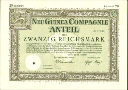 Neu Guinea Compagnie 1926
