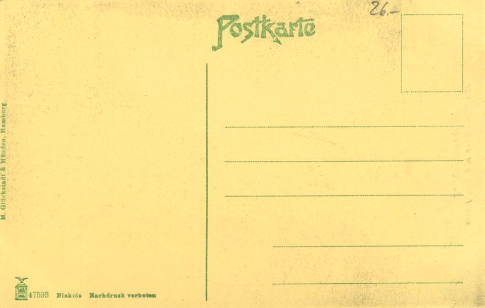 Neubrandenburg, Mecklenburg-Vorpommern - Alte Wickhäuser an der Ringstraße (back) (Zeno Ansichtskarten)