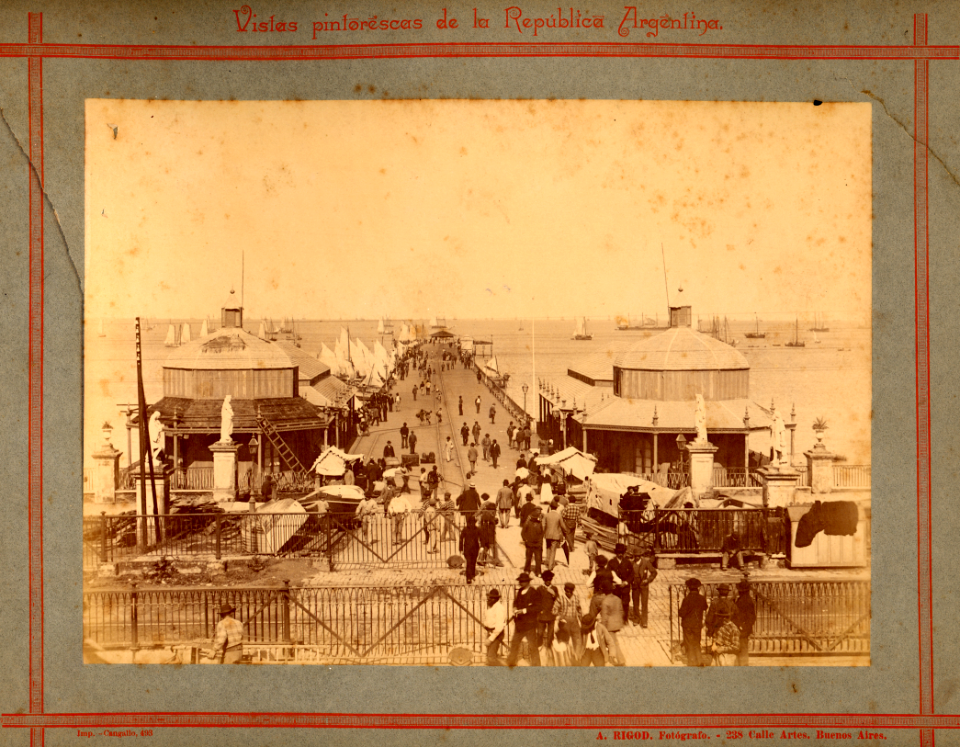 MG-07-003 (ancienne muelle de debarguement des ṕassengers, demoli en 1891 pour inavaux di poid madero)