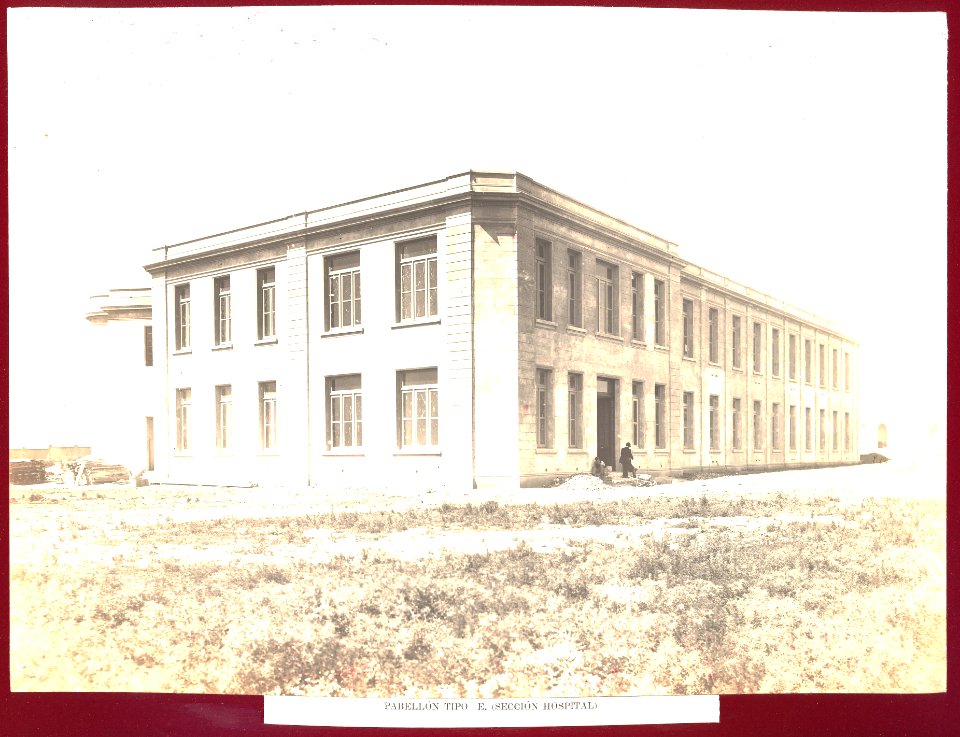 MG-53-034 (Hospital Alvear. Pabellón tipo E (Sección hospital).)
