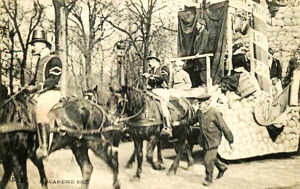 Mi-Carême 1907 à Paris