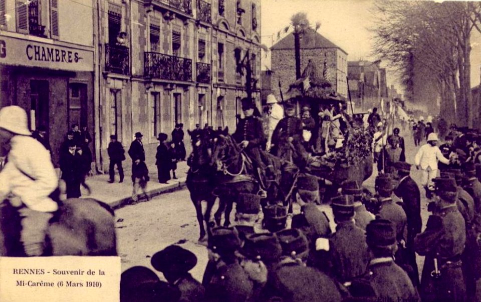 Mi-Carême à Rennes 1910