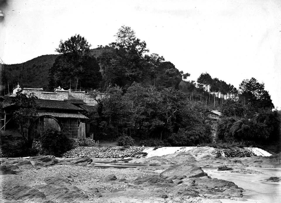 Mi-to Rapids with Chinese Flouring mill near Yen-ping