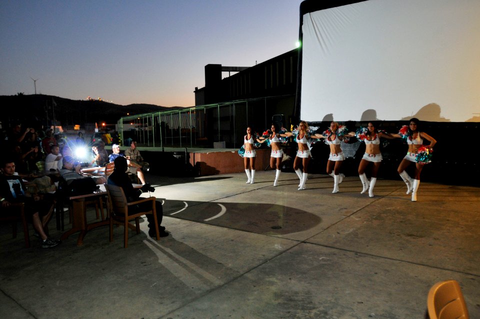 Miami Dolphins cheerleaders visit Guantanamo -d