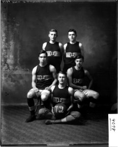 Miami University freshman basketball team in 1909 (3195537434) photo