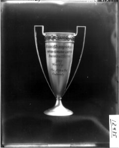 Miami University inter-organizational series baseball trophy 1913 (3199670693)