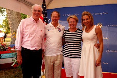 Michael Collins, John B. Emerson, and Kimberly Emerson, Independence Day in Berlin 2015