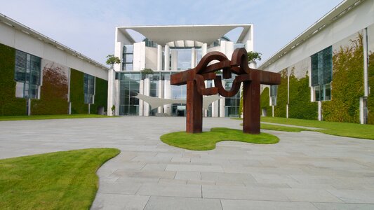 Summer entrance sculpture