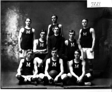 Miami University basketball team in 1906 (3199638959) photo