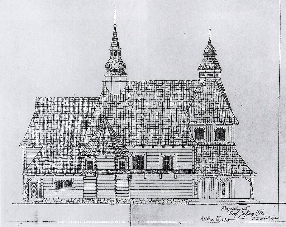 Miažany, Maci Božaj Aniolskaj. Мяжаны, Маці Божай Анёльскай (J. Kłos, 1923)