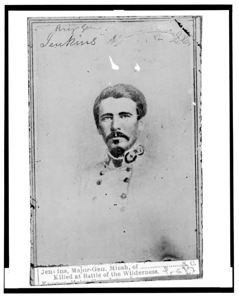 Micah Jenkins, Brigadier General, C.S.A., head-and-shoulders portrait, in uniform, facing front LCCN2004682186