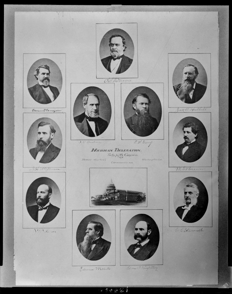 Michigan delegation, Forty fifth Congress, 1878 LCCN2010648594